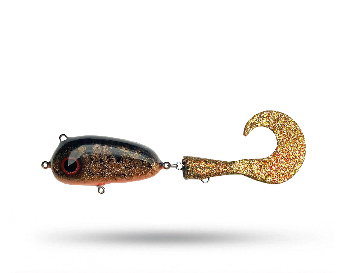 Lovely Lures Iggy Tail Jr - Coppar Burbot